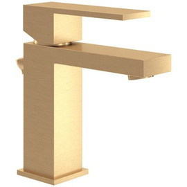 Symmons Duro Single Hole Single-Handle Bathroom Faucet with Drain Assembly in Brushed Bronze