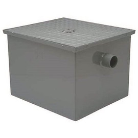 Zurn 10 in.x 10 in. Steel Grease Trap with 2 in. No Hub