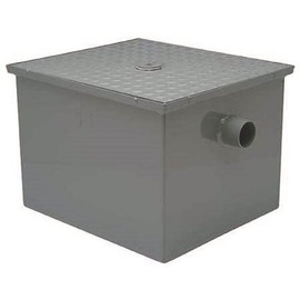 Zurn 28 in. x 22 in. Steel Grease Trap with 4 in. no-hub inlet