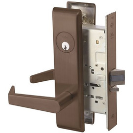 Yale Escutcheon Plate, Dormitory with Deadbolt, Less Core Mortise Handleset