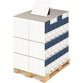 TopTile Mineral Fiber 2 ft. x 2 ft. Lay-In Tegular Ceiling Tile 15 in./16 in. White Spray Ceiling Tile (1-Pallet)