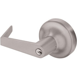 Yale Commercial Locks and Hardware Classroom Satin Chrome Exit Device Lever Handle Outside Trim