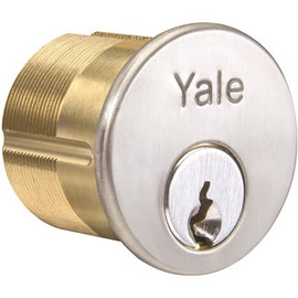 Yale Commercial Locks and Hardware 1-1/8 in. Para Keyway Mortise Cylinder Yale Commercial Locks and Hardware 1-1/8 in. Para Keyway Mortise Cylinder