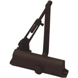 Yale Satin Bronze Painted Aluminum Body Hold Open Door Closers