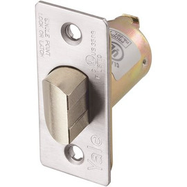 Yale 2-3/8 in. Satin Chrome Backset Latch Bolt Plain Latching