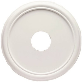 Hampton Bay 16 in. White Smooth Ceiling Medallion