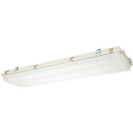 Hubbell Lighting Vaportite 4.3 ft. 400-Watt Equivalent Integrated LED White High Bay Light with Frosted Acrylic Lens