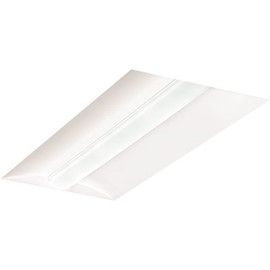Hubbell Lighting tradeSELECT 2 ft. x 4 ft. 128-Watt Equivalent Integrated LED White Center Lens Troffer, 40K Hubbell Lighting tradeSELECT 2 ft. x 4 ft. 128-Watt Equivalent Integrated LED White Center Lens Troffer, 40K