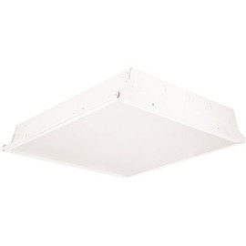 Hubbell Lighting LJT 2 ft. x 2 ft. 64-Watt Equivalent Integrated LED White Recessed Troffer Approved for Use in Chicago