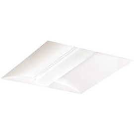 Hubbell Lighting tradeSELECT 2 ft. x 2 ft. 64-Watt Equivalent Integrated LED White Center Lens Troffer, 35K Hubbell Lighting tradeSELECT 2 ft. x 2 ft. 64-Watt Equivalent Integrated LED White Center Lens Troffer, 35K