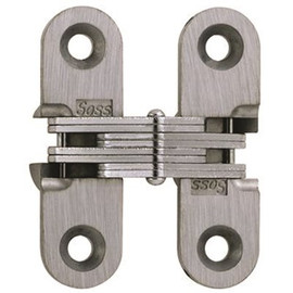 SOSS 1/2 in. x 1-3/4 in. Unplated Invisible Hinge (2-Pack)