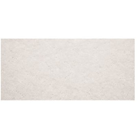 Square Scrub 10.5 in. x 1 in. White Pad (16 per Case)