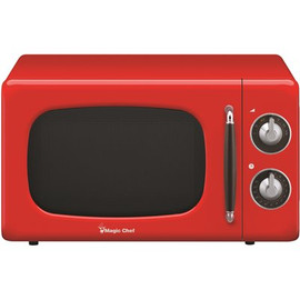 Magic Chef Retro 0.7 cu. ft. Countertop Microwave in Red