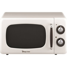 Magic Chef Retro 0.7 cu. ft. Countertop Microwave in White