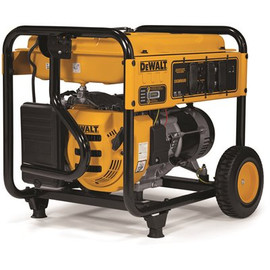 DEWALT 6500-Watt Manual Start Gas-Powered Portable Generator with Idle Control, Covered Outlets and CO Protect