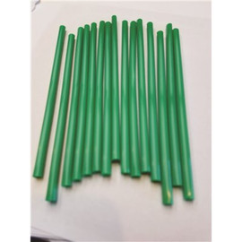 Cello-Green Jumbo Straw P/E 7.75 in. Green Compostable Unwrapped (2500 per Case)