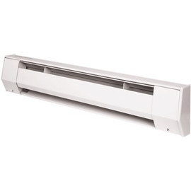 KING 27 in. 120-Volt 500-Watt Baseboard Heater in White