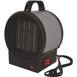 KING 1,500-Watt 120-Volt Small Portable Utility Heater in Space Gray