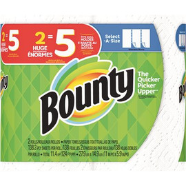 Bounty Select-A-Size White Paper Towel Roll (2-Huge Rolls)