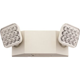 Lithonia Lighting Contractor Select EU2C 120/277-Volt Integrated LED White Emergency Light Fixture with Battery