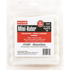 Wooster 6 in. x 3/8 in. Mini-Koter Woven Roller Cover (10-Pack) Wooster 6 in. x 3/8 in. Mini-Koter Woven Roller Cover (10-Pack)