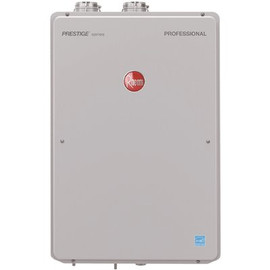 Rheem Prestige 9.5 GPM Liquid Propane High Efficiency Indoor Residential Tankless Water Heater