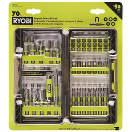 RYOBI Impact Rated Driving Kit (70-Piece)