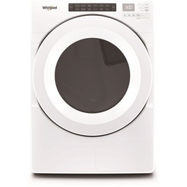 Whirlpool 7.4 cu. ft. 240 Volt Stackable White Electric Ventless Dryer with Intuitive Touch Controls, ENERGY STAR