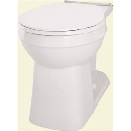 Gerber Plumbing Avalanche Elite 1.28/1.6 GPF ADA Round Front Toilet Bowl Only in White