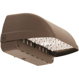 LitePak 150-Watt Equivalent Integrated LED Dark Bronze Outdoor Wall Pack Light