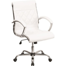 Carnegy Avenue White Metal Office/Desk Chair