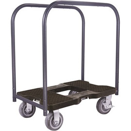 SNAP-LOC 1,800 lbs. Capacity Super-Duty Professional Metal Panel Cart Dolly in Black