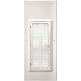 Leviton NEMA 1 30-Space Indoor Load Center Cover and Door with Observation Window Flush/Surface Mount