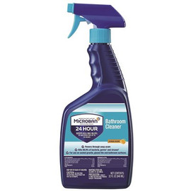 Microban Professional 24-Hour 32 oz. Bathroom Sanitizing and Disinfecting Cleaner Spray, Citrus Scent