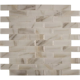 MSI Ivory Amber Beveled 11.81 in. x 11.81 in. Glossy Glass Subway Wall Tile (9.7 sq. ft./Case) MSI Ivory Amber Beveled 11.81 in. x 11.81 in. Glossy Glass Subway Wall Tile (9.7 sq. ft./Case)