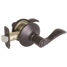 Defiant Naples Aged Bronze Privacy Bed/Bath Door Lever