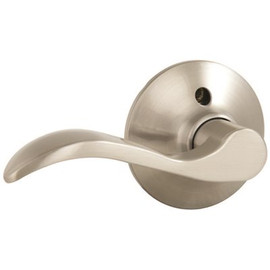 Defiant Naples Satin Nickel Left-Hand Dummy Door Lever