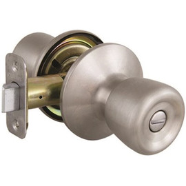 Defiant Waterbury Stainless Steel Privacy Bed/Bath Door Knob