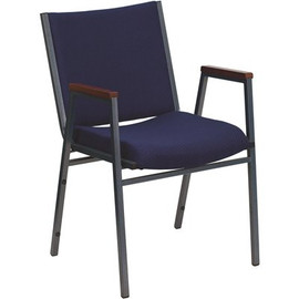 Carnegy Avenue Navy Patterned Fabric Stack Chair