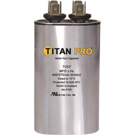 TITAN Run Capacitor 30 MFD 440/370-Volt Oval