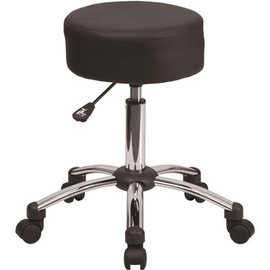 Flash Furniture 26.25 in. Black Upholstered Stool Flash Furniture 26.25 in. Black Upholstered Stool