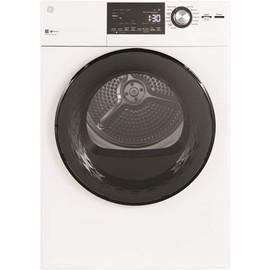 GE 4.3 cu. ft. 240 Volt White Electric Dryer with Stainless Steel Basket, ENERGY STAR