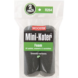 Wooster 4 in. Mini-Koter Foam Roller (2-Pack)