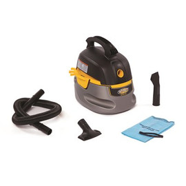 Stinger 2.5 Gallon 1.75 Peak HP Compact Wet/Dry Shop Vacuum with Filter Bag, Hose and Accessories