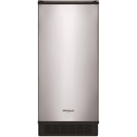 Whirlpool 15 in. 50 lb. Built-In Ice Maker in Fingerprint Resistant Stainless Steel