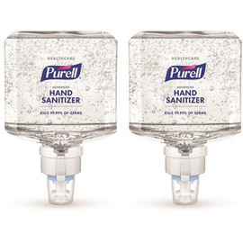 PURELL Healthcare Advanced Hand Sanitizer Gel, 1200 mL Sanitizer Refill for ES8 Touch-Free Dispenser (2-Pack Per Case)