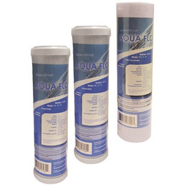 Aqua Flo Sediment Carbon Annual Reverse Osmosis Filter Replacement Kit for Economy 4-Stage 1-Sediment 2-Carbon