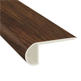 A&A Surfaces Antique Mahogany 3/4 in. T x 2.75 in. W x 94 in. L Stair Nose Vinyl Molding