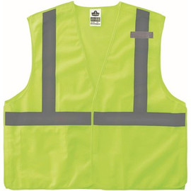 Ergodyne GLoWEAR Class 2 L/XL Lime Hi-Vis Type R Econo Breakaway Mesh Vest