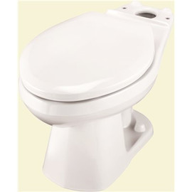 Gerber Plumbing Ultra Flush Pressure Assisted 1.0/1.28/1.6 GPF Elongated Toilet Bowl Only in White